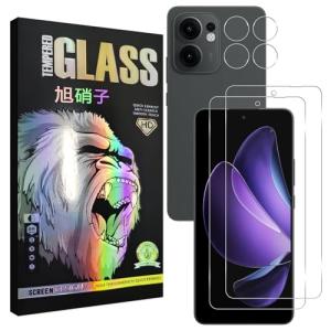 対応 OPPO Reno13 A ガラスフイルム 2+2 枚セット- AGC旭硝子 oppo reno13 a フイルム 2枚+ レンズフィルム
