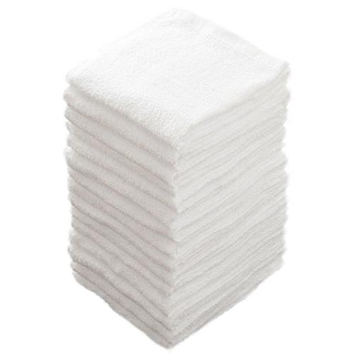 Kosugizen フェイスタオル 徳用白タオル ホワイト 34×80cm 乾きやすい薄手タイプ ま...