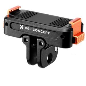 K&F CONCEPT OSMO Action6/Nano 用 マグネット式クイックリリース アダプター 折りたたみツークロー & 1/4ネジ
