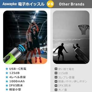 ASWAYKE 電子ホイッスル IPX5防水 ...の詳細画像1