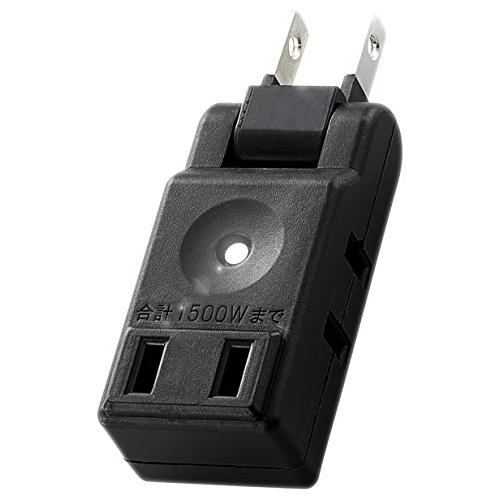 エレコム 電源タップ コンパクト 超薄型設計 3個口 ブラック AVT-M01-23BK