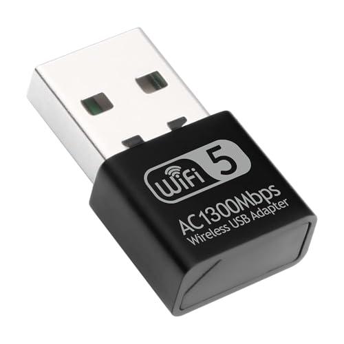 10Gtek 1300Mbps mini 無線 USB Wifi アダプター 無線LAN子機 デュア...