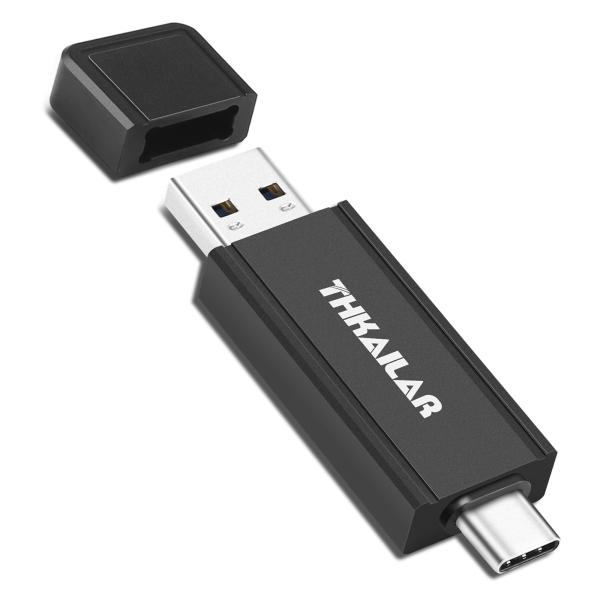THKAILAR USBメモリ タイプC 128GB SSD外付けメモリ2in1 USB 3.2 G...