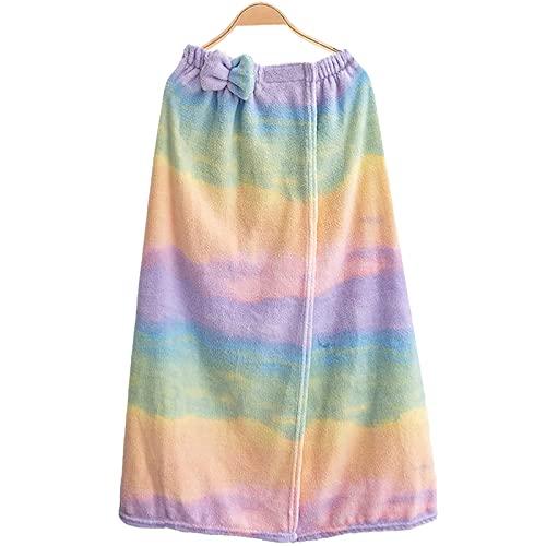 ラップタオル 大人用 レディース 80cm プールタオル 女の子 吸水 速乾 ふわふわ 柔らかい マ...