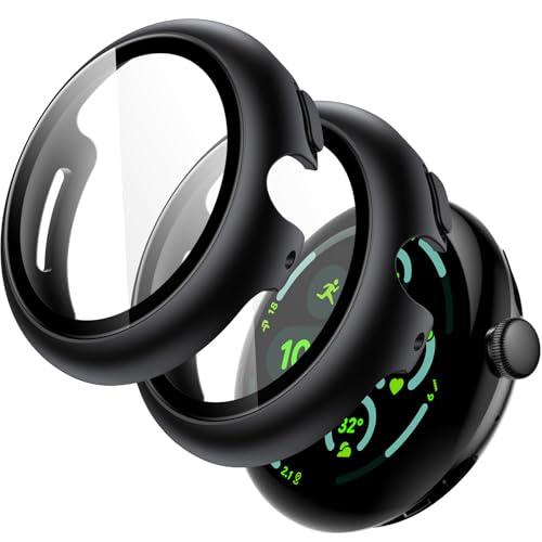 JETech Google Pixel Watch 3 (2024) 45mm用 ケース 液晶保護フ...