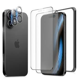 MINIKA アンチグレアフィルム iPhone 16 用の 保護フィルム さらさら いPhone 16 ガラスフィルム アンチグレア 反射防止