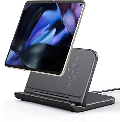 Pixel Fold/9 Pro Fold、Galaxy Z Fold対応ワイヤレス充電器、 Pix...
