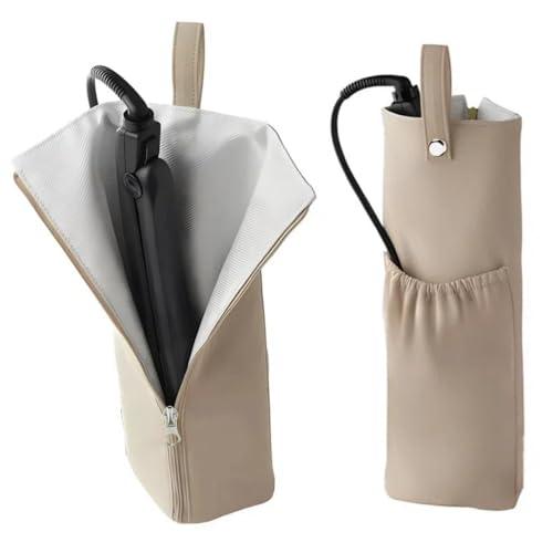 Jravezt ヘアアイロン ケース 収納 カールアイロン収納 耐熱 300度 熱いまま収納できる ...