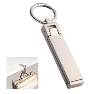 [JISONCASE] バッグハンガー 2025 新登場・耐荷重 18kg カバン掛け テーブルフック スマホスタンド機能付き 亜鉛合金製 コン