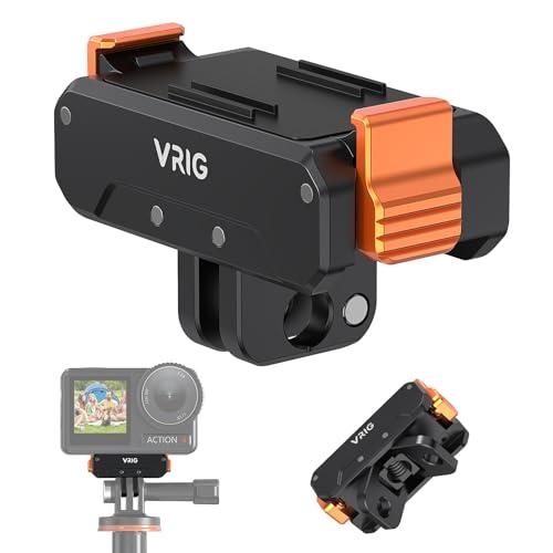 VRIG DJI Osmo Action 5Pro 4 3用 クイックリリースマウント 磁気 1/4...