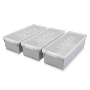 伊勢藤 コミック本収納ケース グレー