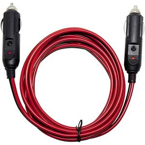 12V 車用 シガレットライター プラグ オス〜オス 車のヘビーデューティシガーライター充電器延長ケーブル