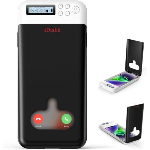 iDiskk タイムロッキングコンテナ 脱スマホ依存 デジタルデトックス スマートフォンロックボック...