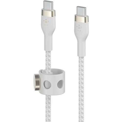 Belkin USB-C to USB-C 編組シリコン ケーブル iPhone15/iPadmin...