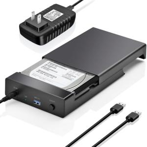 HDDドッキングステーション USB 3.0 SATA HDDドッキングステーション 2.5インチおよび3.5インチSATA HDD/SSD用