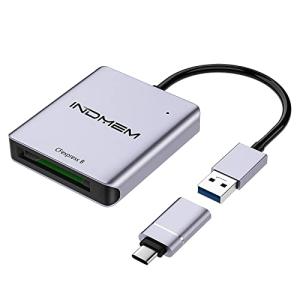 INDMEM CFexpressカードリーダー タイプ B USB3.1 Gen 2 高速