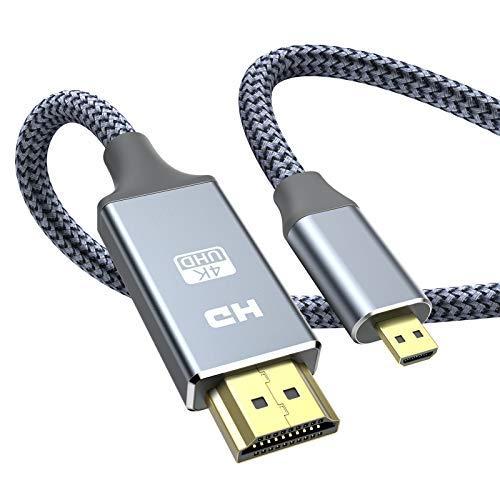 Snowkids マイクロHDMI - HDMIケーブル Micro HDMI to HDMI 3m...