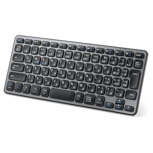 iClever ワイヤレスキーボード Bluetooth＆2.4G 無線 キーボード 充電式Type...