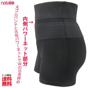 骨盤スパッツ 幅広ゴムベルト お腹押さえ 引き締め ハード