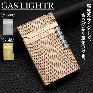 爆買 クロスカット ガスライター ゴールド シル...の商品画像