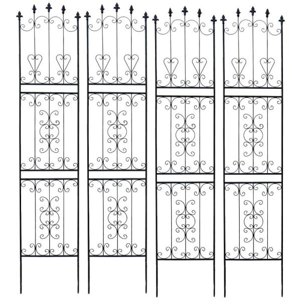 ガーデンガーデン お庭をエレガントに彩る IBフェンス ローズスリム ハイタイプ 幅48×高さ219...