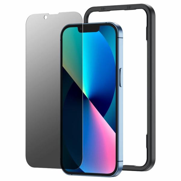 NIMASO ガラスフィルム iPhone13 Pro用/iPhone 13 用 覗き見防止 フィル...