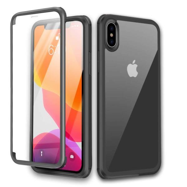 両面全面保護McDuLL iPhone X 用 ケース iPhoneXS 用 ケース 360度保護 ...