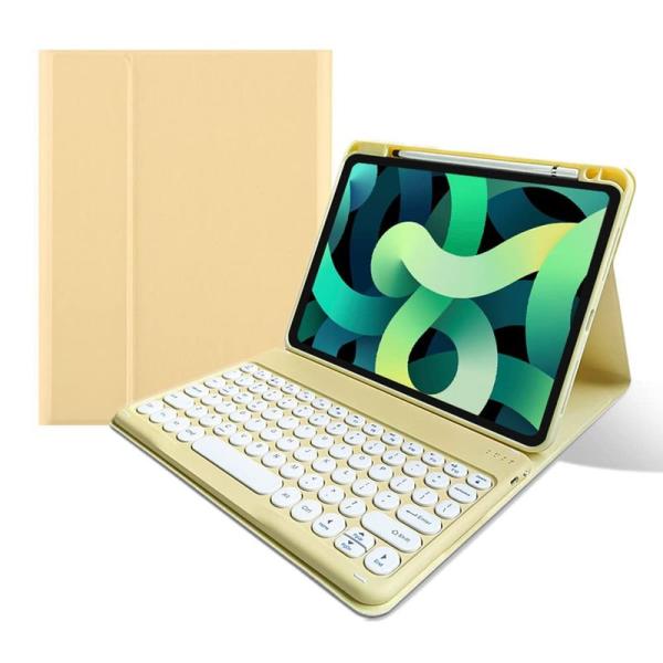 iPadAir5 キーボードケース 丸型キー ペン充電対応 iPadAir4 10.9インチ iPa...