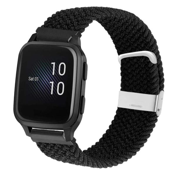 20mmエラスティックナイロンウォッチバンド ガーミン Garmin Venu Sq/Venu 2 ...