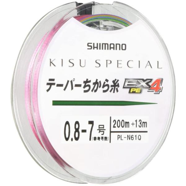 シマノ(SHIMANO) ライン キススペシャル EX4 PE テーパー 213m 0.8号 PL-...