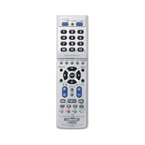 JVCケンウッド ビクター テレビ・チューナー・ビデオ・DVD用簡単リモコン R(中古品)