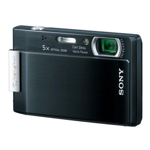 SONY デジタルカメラ サイバーショット T100 ブラック(中古品)