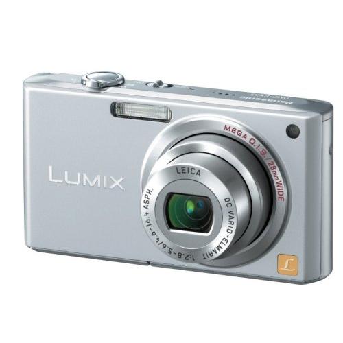 パナソニック デジタルカメラ LUMIX (ルミックス) プレシャスシルバー DMC-(中古品)