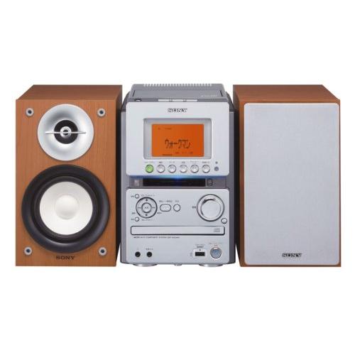 SONY MD搭載オールインワンコンポ CMT-M35WM S シルバー(中古品)