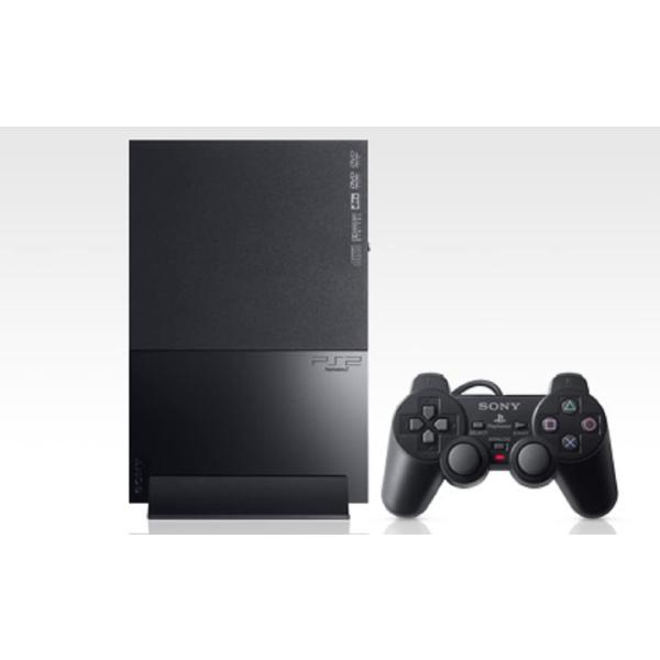 PlayStation 2 チャコール・ブラック (SCPH-90000CB)(中古品)