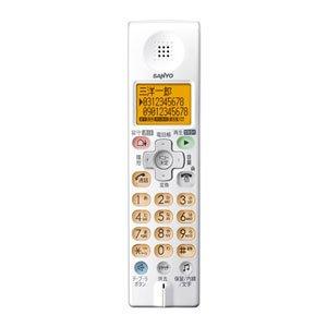 三洋電機 増設用専用子機 (グレイスホワイト) TEL-SDJ5(W)(中古品)