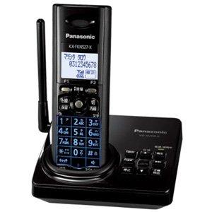 パナソニック RU・RU・RU デジタルコードレス電話機 親機のみ ブラック VE-SV08D(中古品)