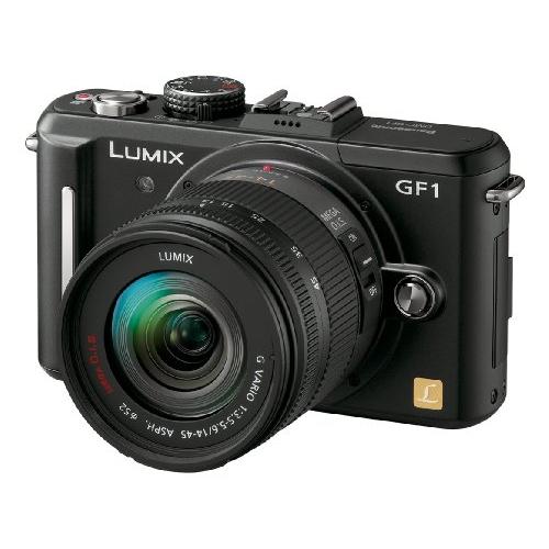 パナソニック ミラーレス一眼カメラ GF1 レンズキット(14-45mm/F3.5-5.6標 (中古...