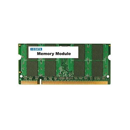 I-O DATA 増設メモリ PC2-4200(DDR2-533)ノートパソコン用/SDX533-5...