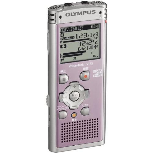 OLYMPUS ICレコーダー Voice-Trek 4GB リニアPCM対応 PNK ピンク V-...