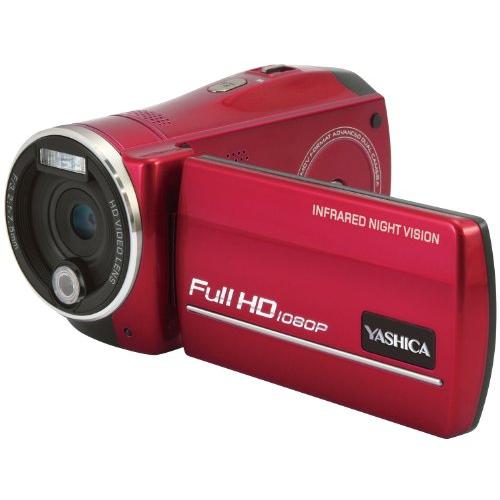 YASHICA ナイトビジョン搭載 フルハイビジョンカムコーダー ADV-518HD RD [(中古...