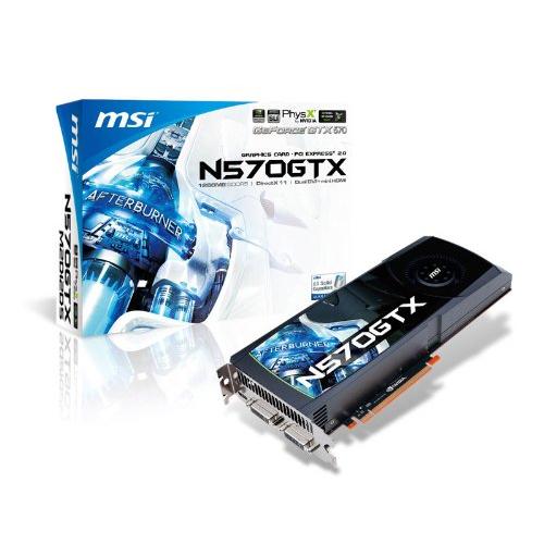 MSI Computer ビデオカード GeForce GTX570 GDDR5 1280MB PC...