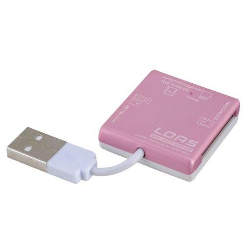 Digio2 マルチカードリーダー/ライター SDXCカード対応 ピンク CRW-5M48P(中古品...