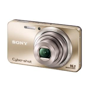 ソニー SONY デジタルカメラ Cybershot W570 1610万画素CCD 光学ｘ5 ゴール(中古品)｜natsumestore