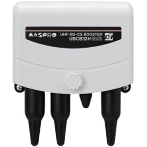 マスプロ電工 UHF・BS・CSブースター UBCB33H(中古品)