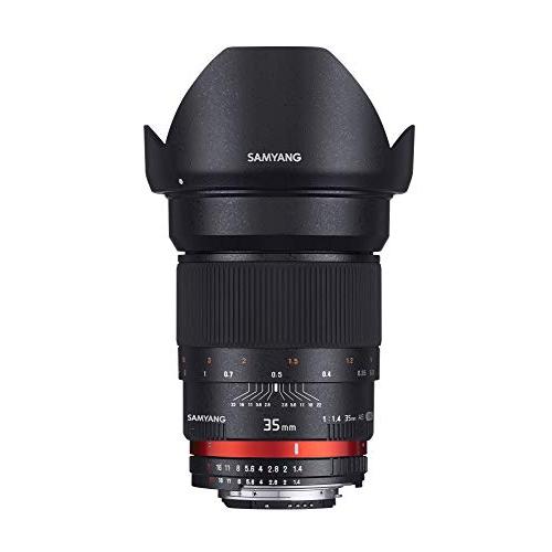 SAMYANG 単焦点レンズ 35mm F1.4 ニコン AE用 フルサイズ対応(中古品)