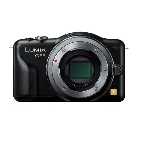 パナソニック ミラーレス一眼カメラ LUMIX GF3 ボディ エスプリブラック DM(中古品)