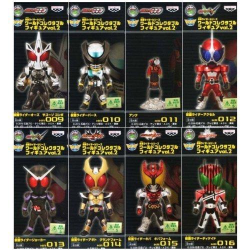 仮面ライダーシリーズ　ワールドコレクタブルフィギュアvol.2 全８種(中古品)