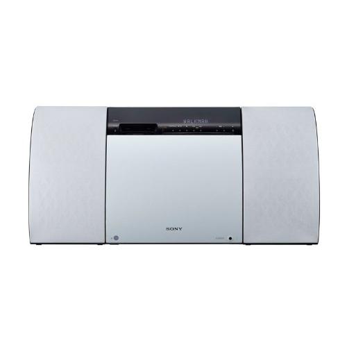 SONY ウォークマン用ドックコンポ CDプレーヤー内蔵 ラジオ内蔵 ホワイト C(中古品)