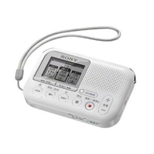 SONY メモリーカードレコーダー LX30 ホワイト ICD-LX30/W(中古品)